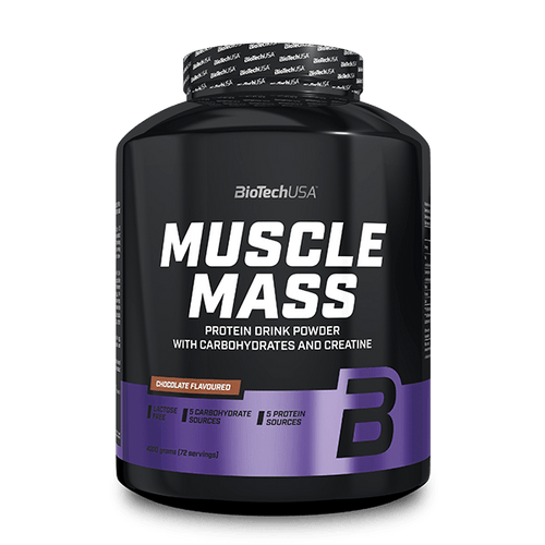 Muscle Mass carbohydrate and protein beverage powder